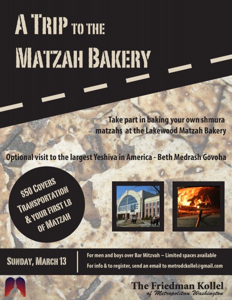 Matzah Baking